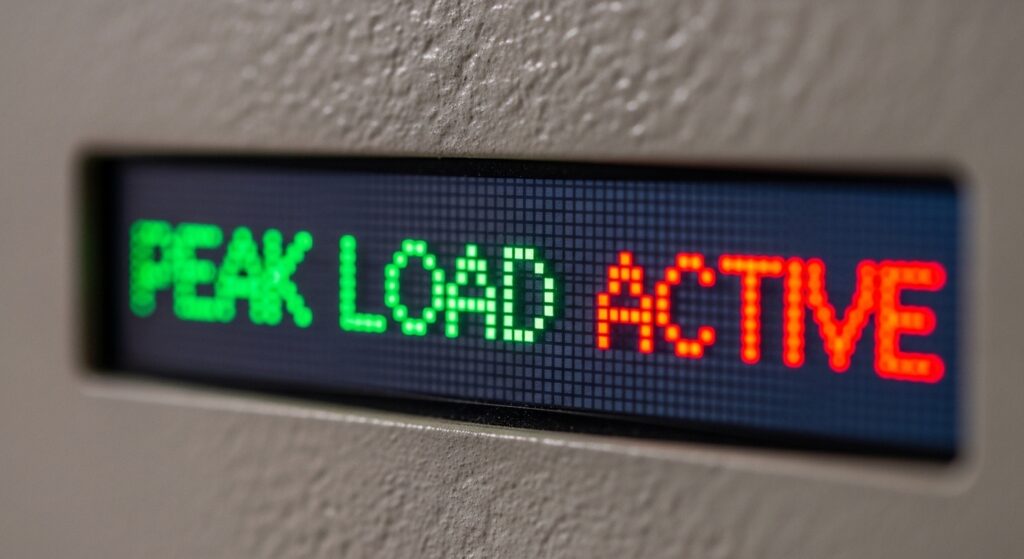 A modern Indian kitchen utilizing thermal pre-cooling to optimize daytime electricity costs.